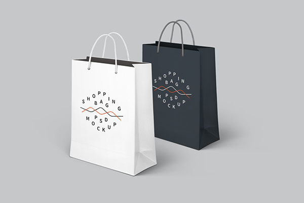 sac blanc et sac noir